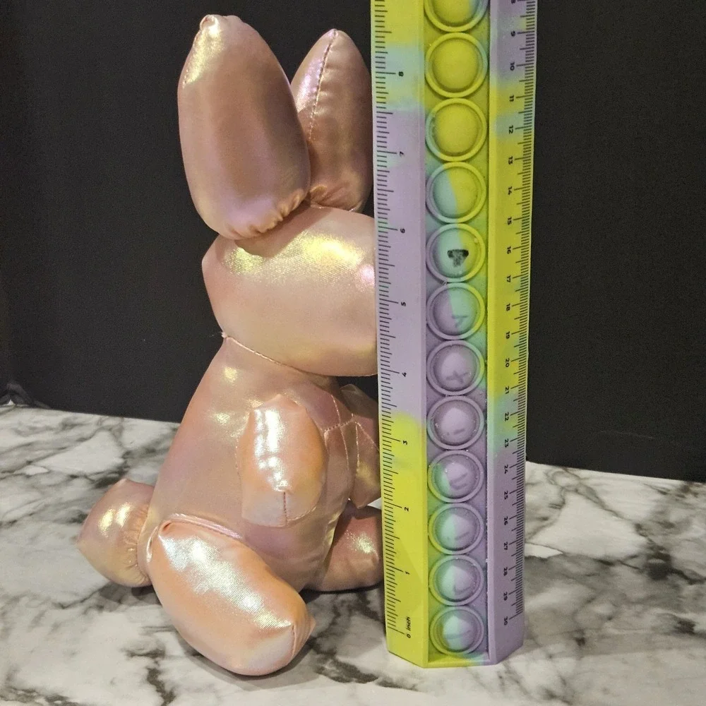 Pink Iridescent Balloon Bunny Plush Rabbit 8